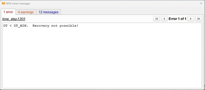 Error-message